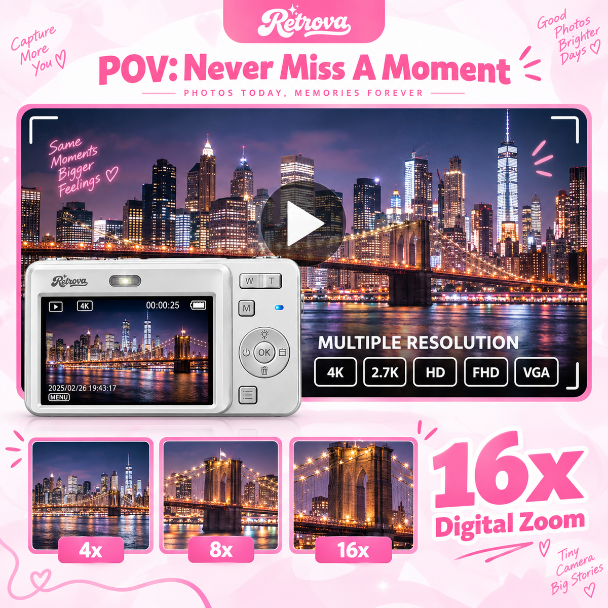retrovacam™ - Sliding Digital Camera