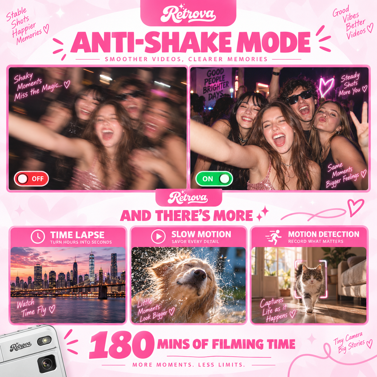 retrovacam™ - Sliding Digital Camera